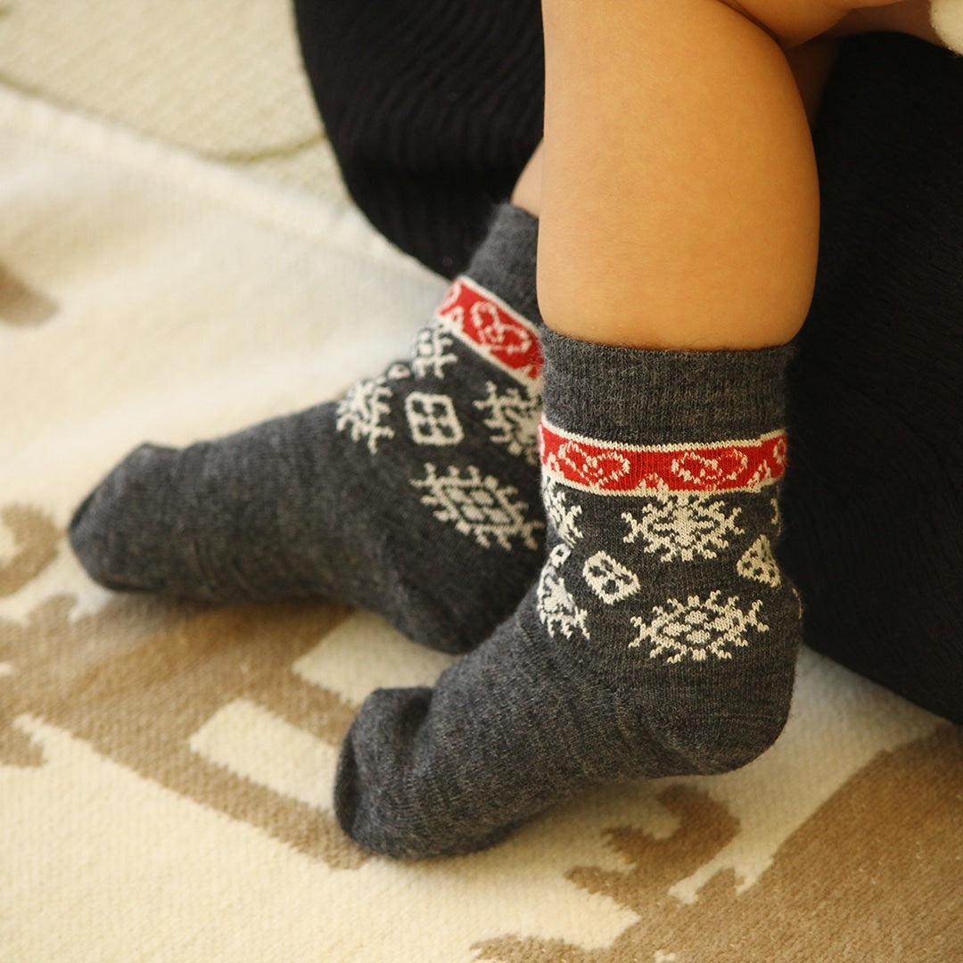 Bengt&Lotta ベングト&ロッタ ベビーソックス ( フィアルネス / グレー )