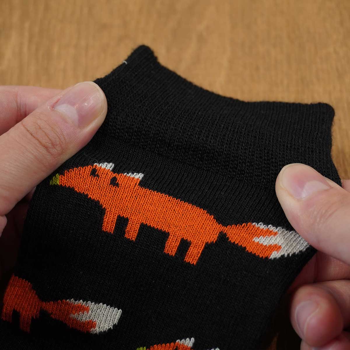 Bengt&Lotta ベングト&ロッタ レディースソックス ( フォックス / ブラック )