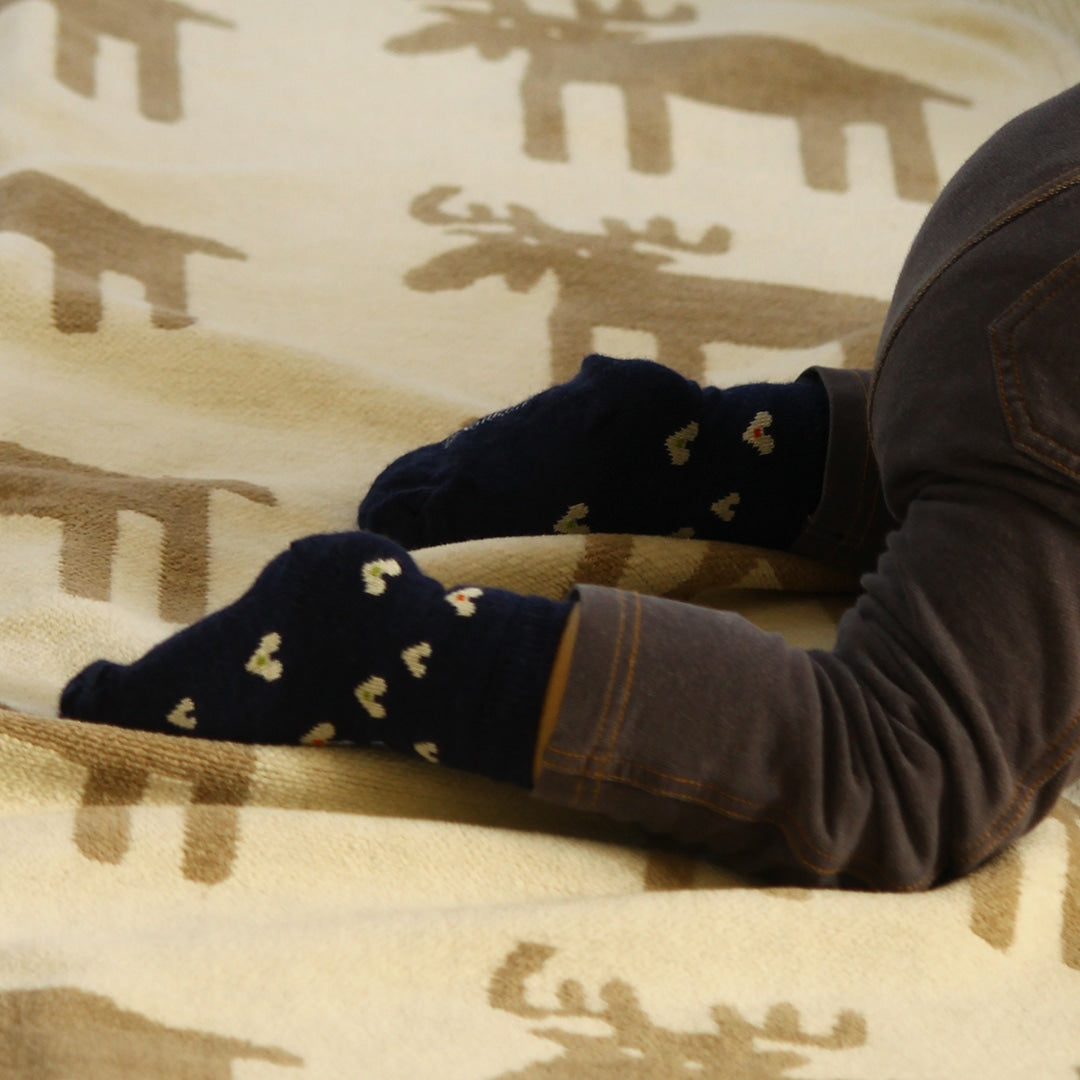 Bengt&Lotta ベングト&ロッタ ベビーソックス ( スモールハート / ブルー )