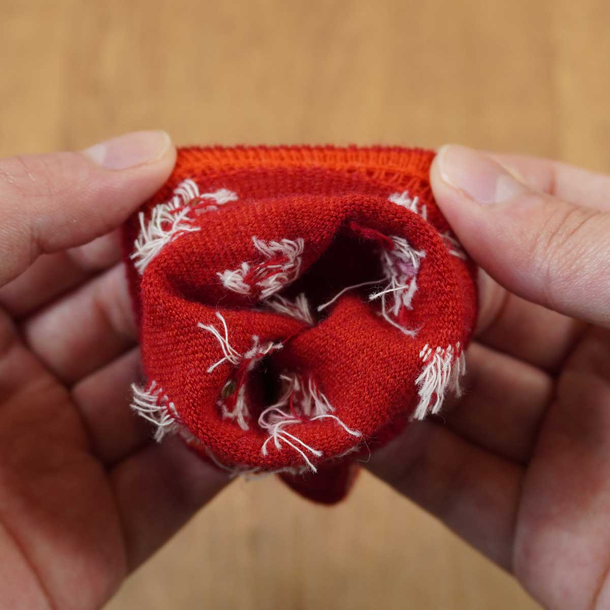 Bengt&Lotta ベングト&ロッタ ベビーソックス ( スモールハート / レッド )