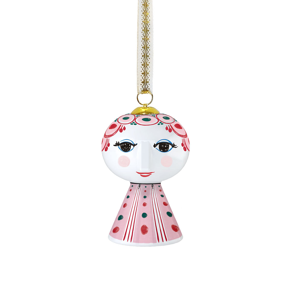Bjorn Wiinblad ビヨン・ヴィンブラッド EVA エヴァ クリスマスオーナメント ( レッド / 7.5cm )