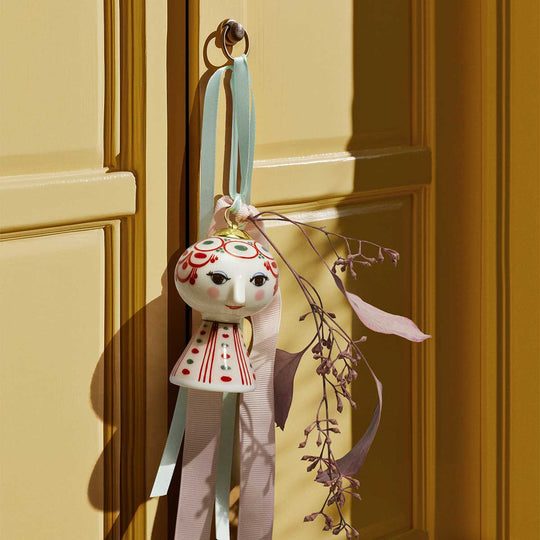 Bjorn Wiinblad ビヨン・ヴィンブラッド EVA エヴァ クリスマスオーナメント ( レッド / 7.5cm )