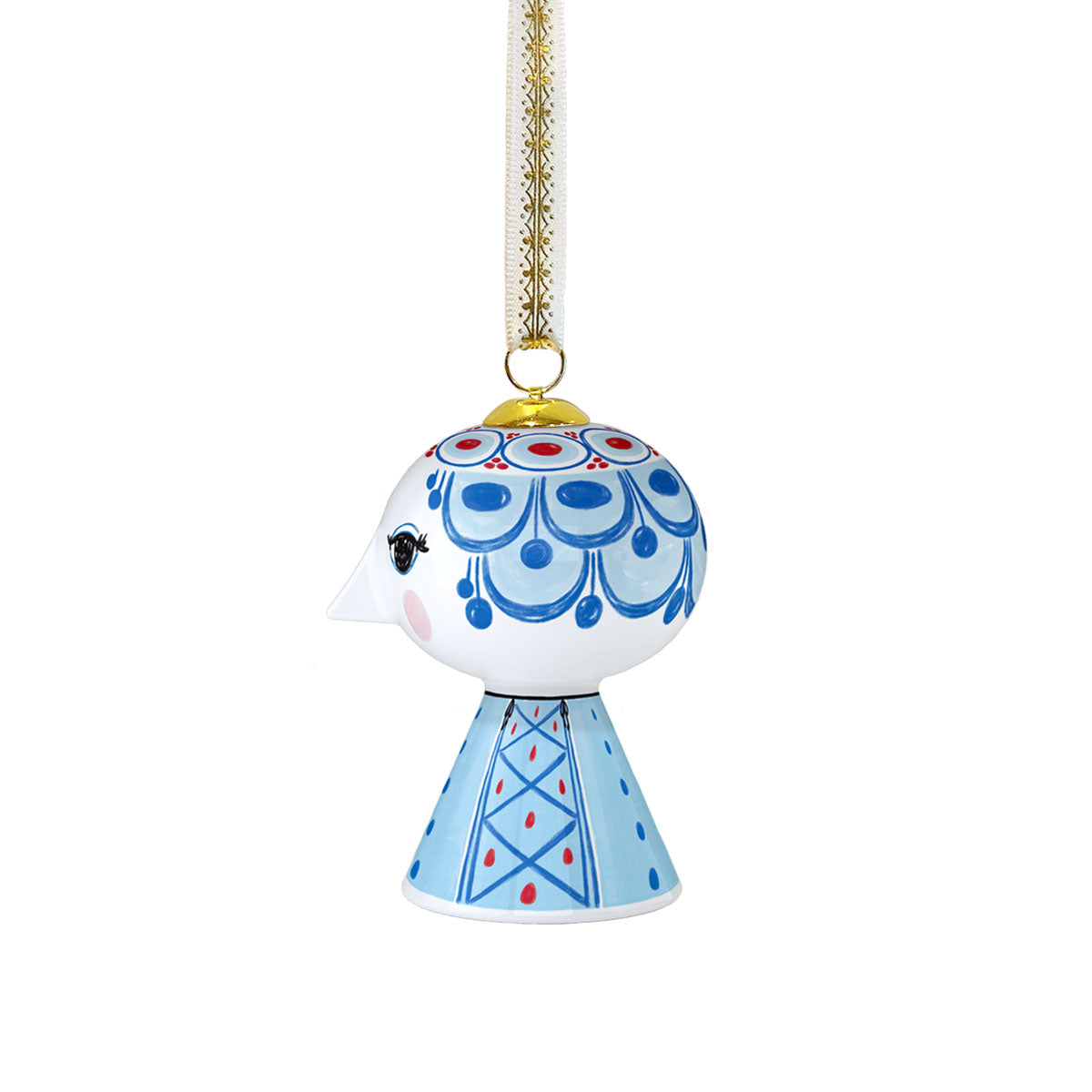 Bjorn Wiinblad ビヨン・ヴィンブラッド EVA エヴァ クリスマスオーナメント ( ブルー / 7.5cm )