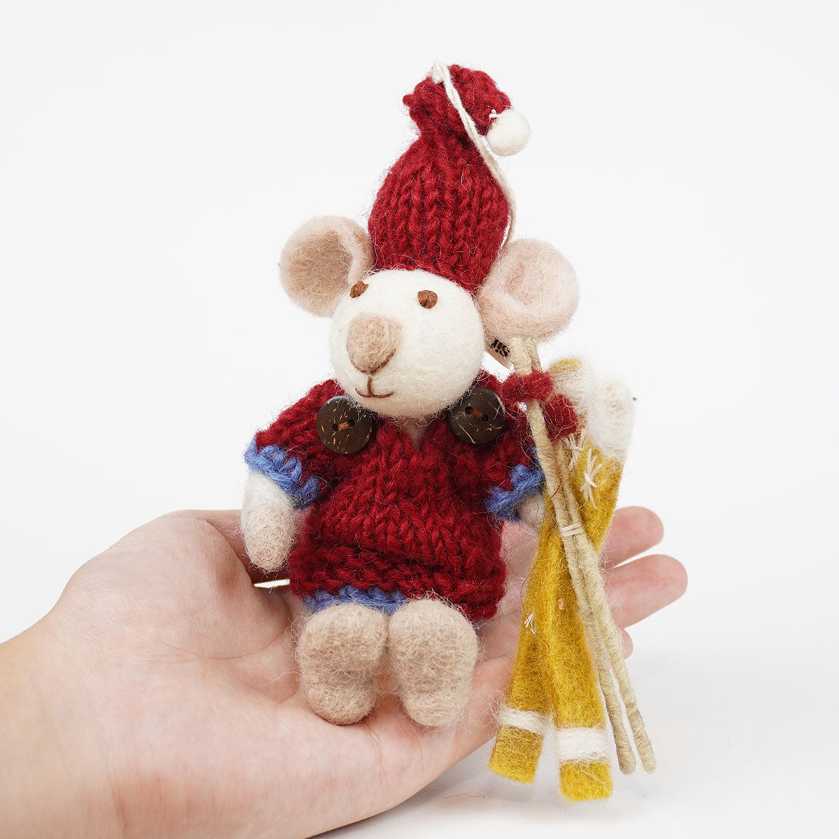 Gry&Sif グライアンドシフ オーナメント ( ホワイトマウス / レッドドレス / スキー )