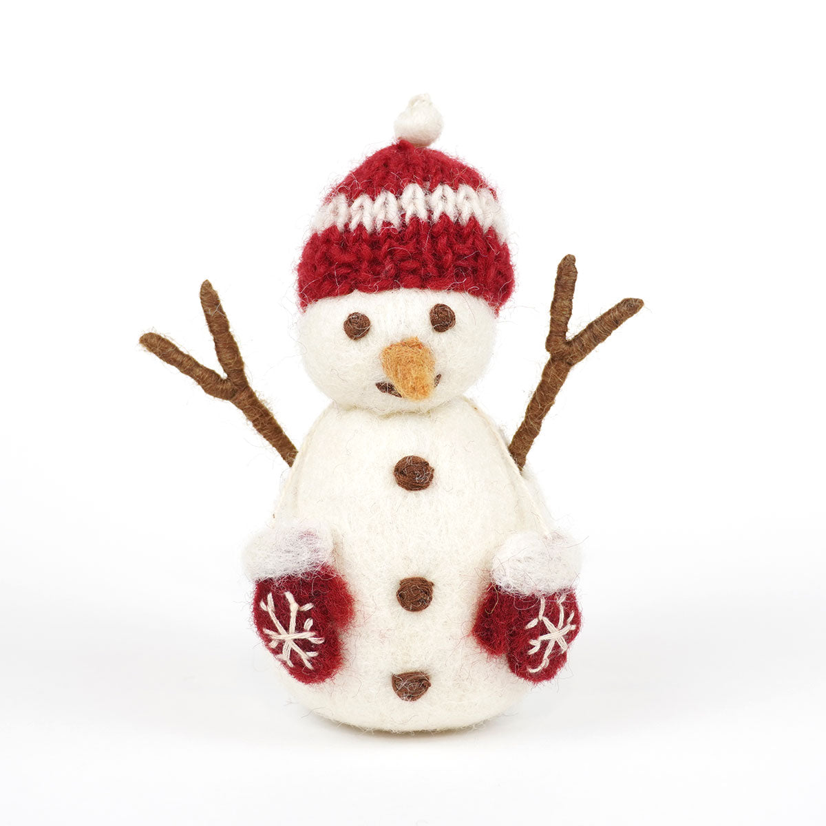 Gry&Sif グライアンドシフ オーナメント ( スノーマン / レッドニット帽 / ミトン )