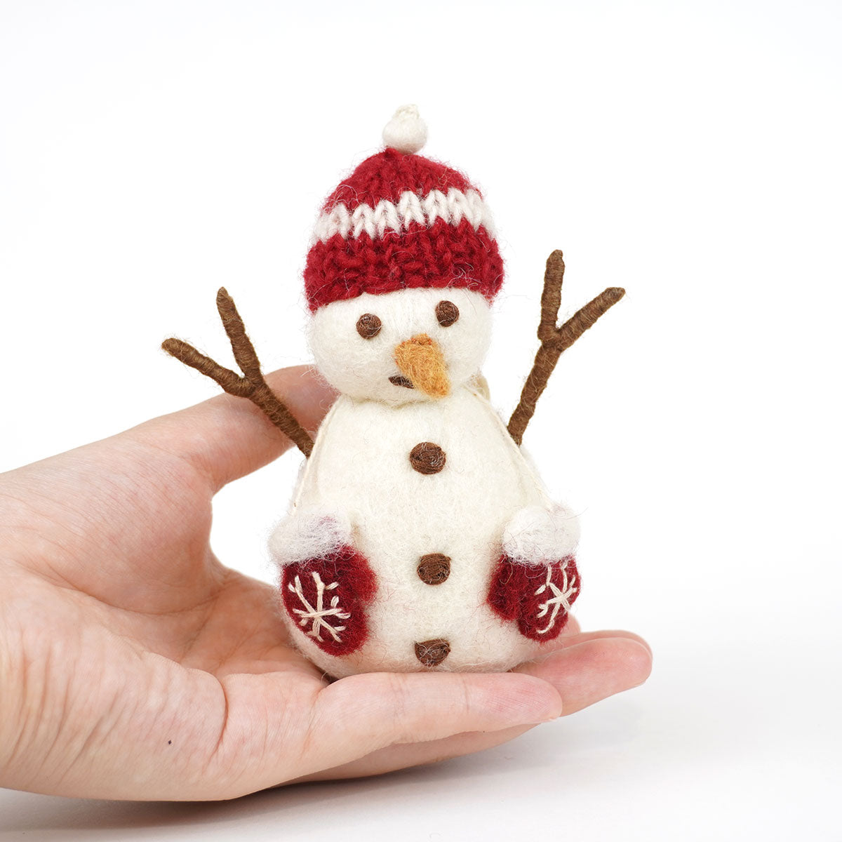 Gry&Sif グライアンドシフ オーナメント ( スノーマン / レッドニット帽 / ミトン )