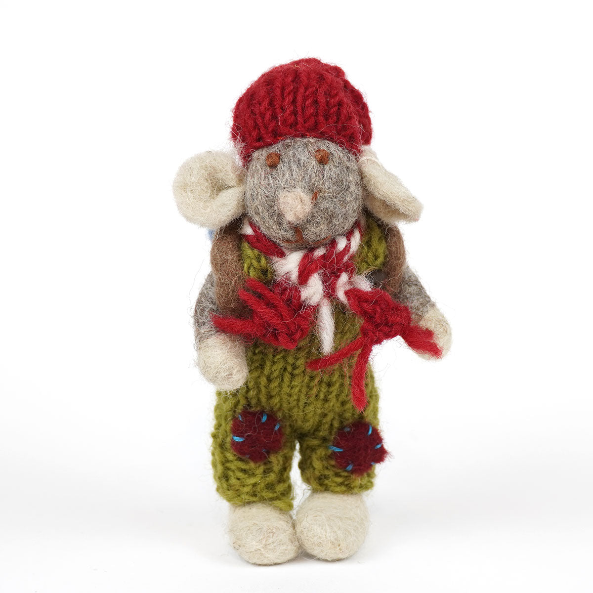 Gry&Sif グライアンドシフ オーナメント ( グレーマウス / グリーンパンツ / バックパック )