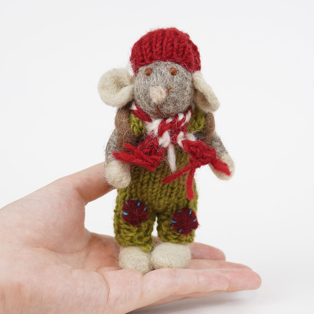 Gry&Sif グライアンドシフ オーナメント ( グレーマウス / グリーンパンツ / バックパック )