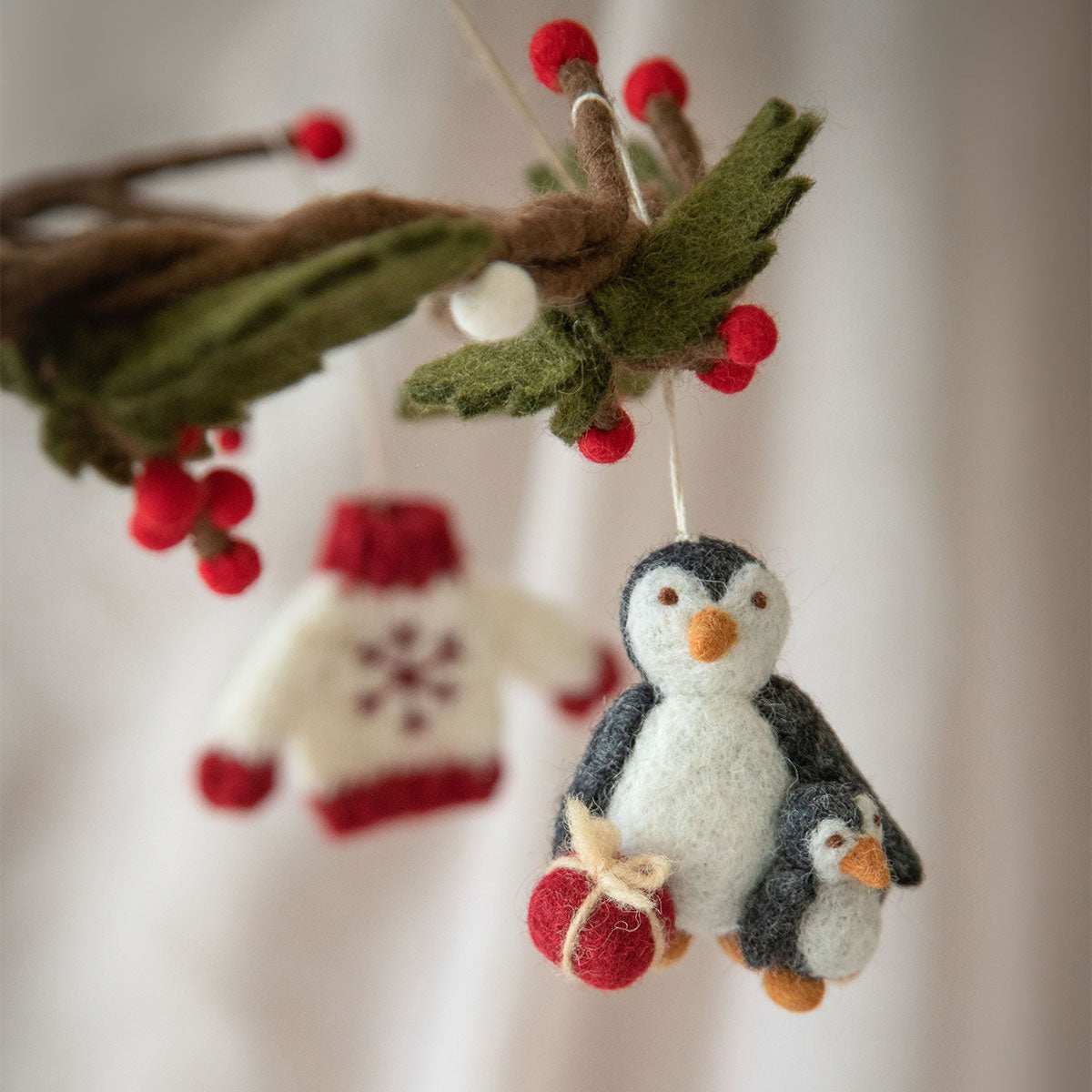 Gry&Sif グライアンドシフ オーナメント ( ペンギン親子 )