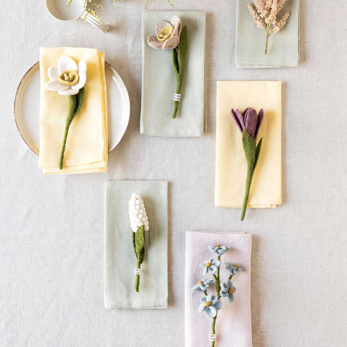 Gry&Sif グライアンドシフ フラワー ( スイセン / ライトピンク / 18cm )