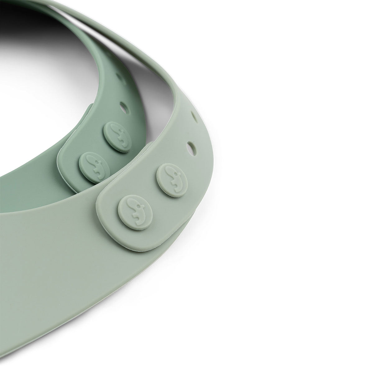 done by deer ダンバイディア ベビー・キッズ食事用エプロン ピーカブー シリコンビブ ( グリーン / 2枚セット )