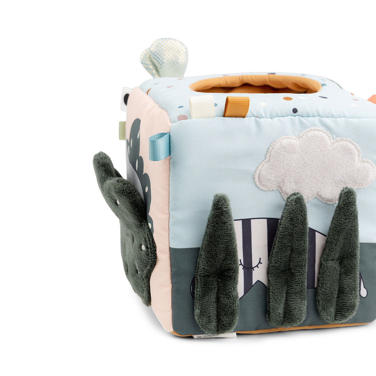 done by deer ダンバイディア 布製知育玩具 ディスカバリーキューブ ( ディアフレンズ / カラーミックス )