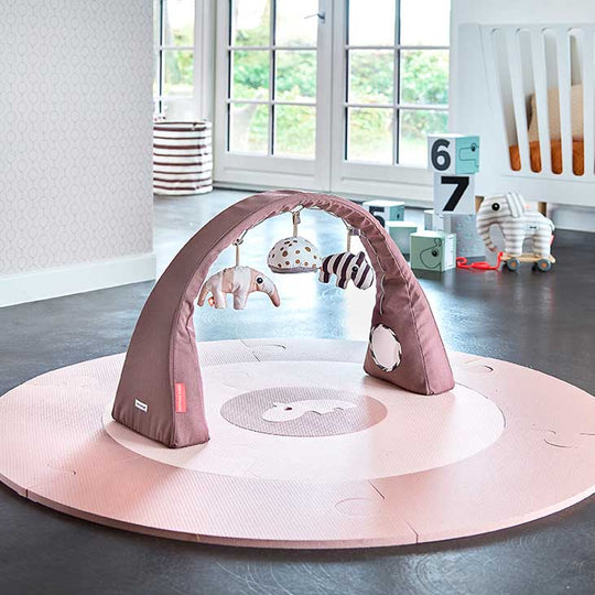 done by deer ダンバイディア おもちゃ付きアーチ型ジム アクティビティジム ( ダークパウダー )