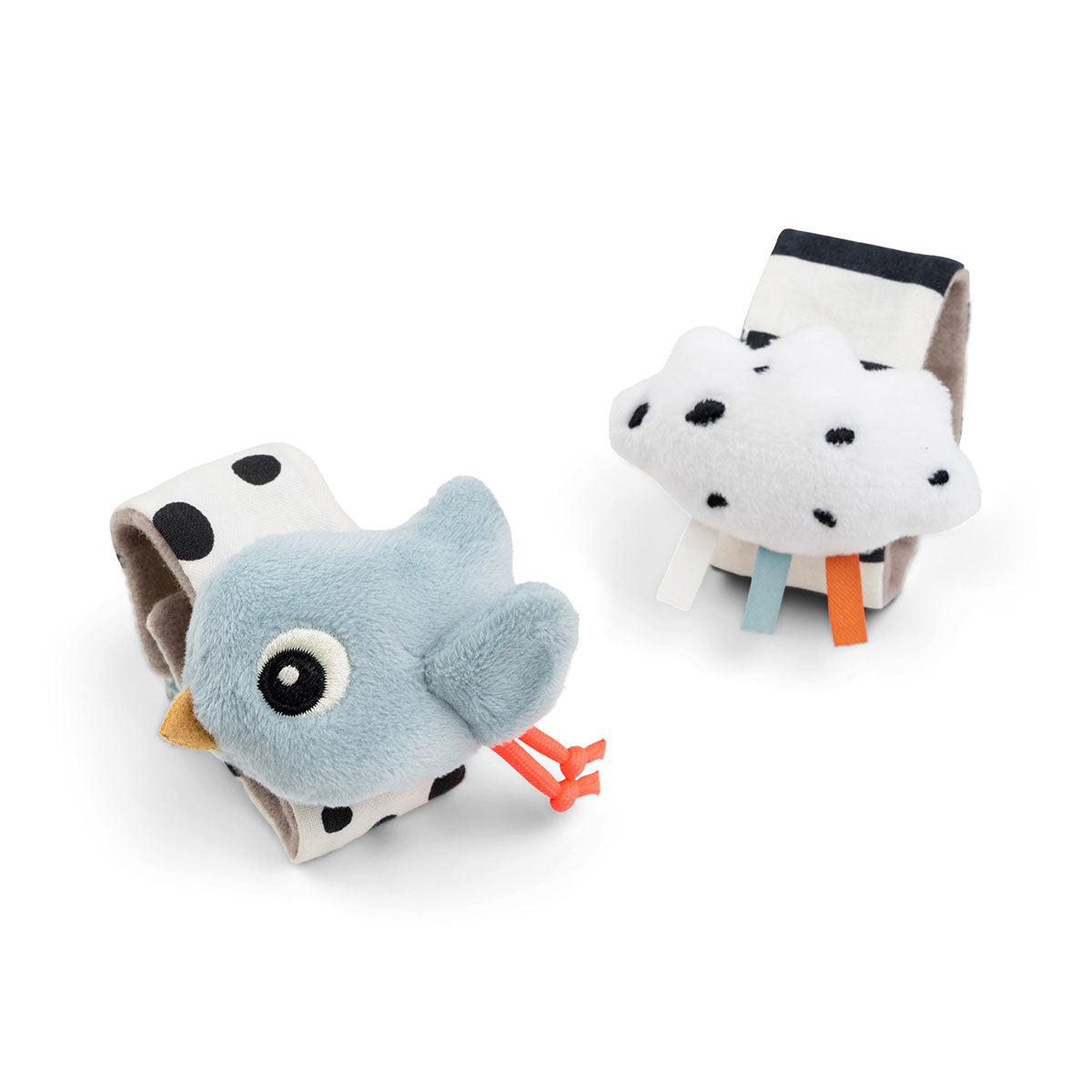 done by deer ダンバイディア 知育ベビーブレスレット リストラトル ( ハッピークラウド / ブルー / 2個セット )