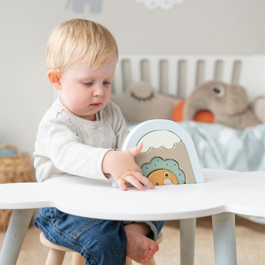 done by deer ダンバイディア 木製知育玩具 スタッキングトンネル ( アンティ )