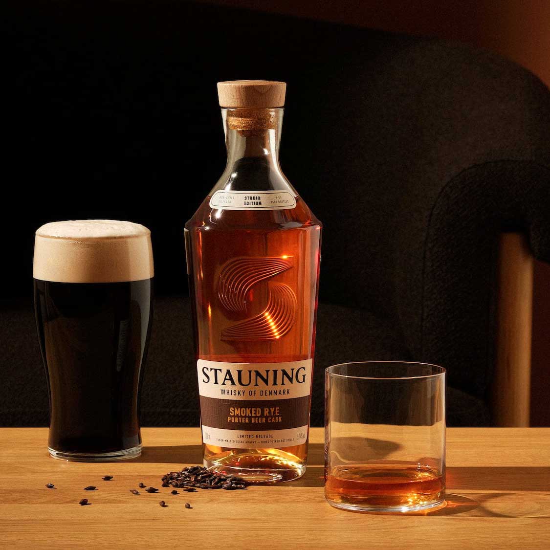 【数量限定】STAUNING WHISKY スタウニングウイスキー スモークド・ライ・シェリーオーク ( 700ml )