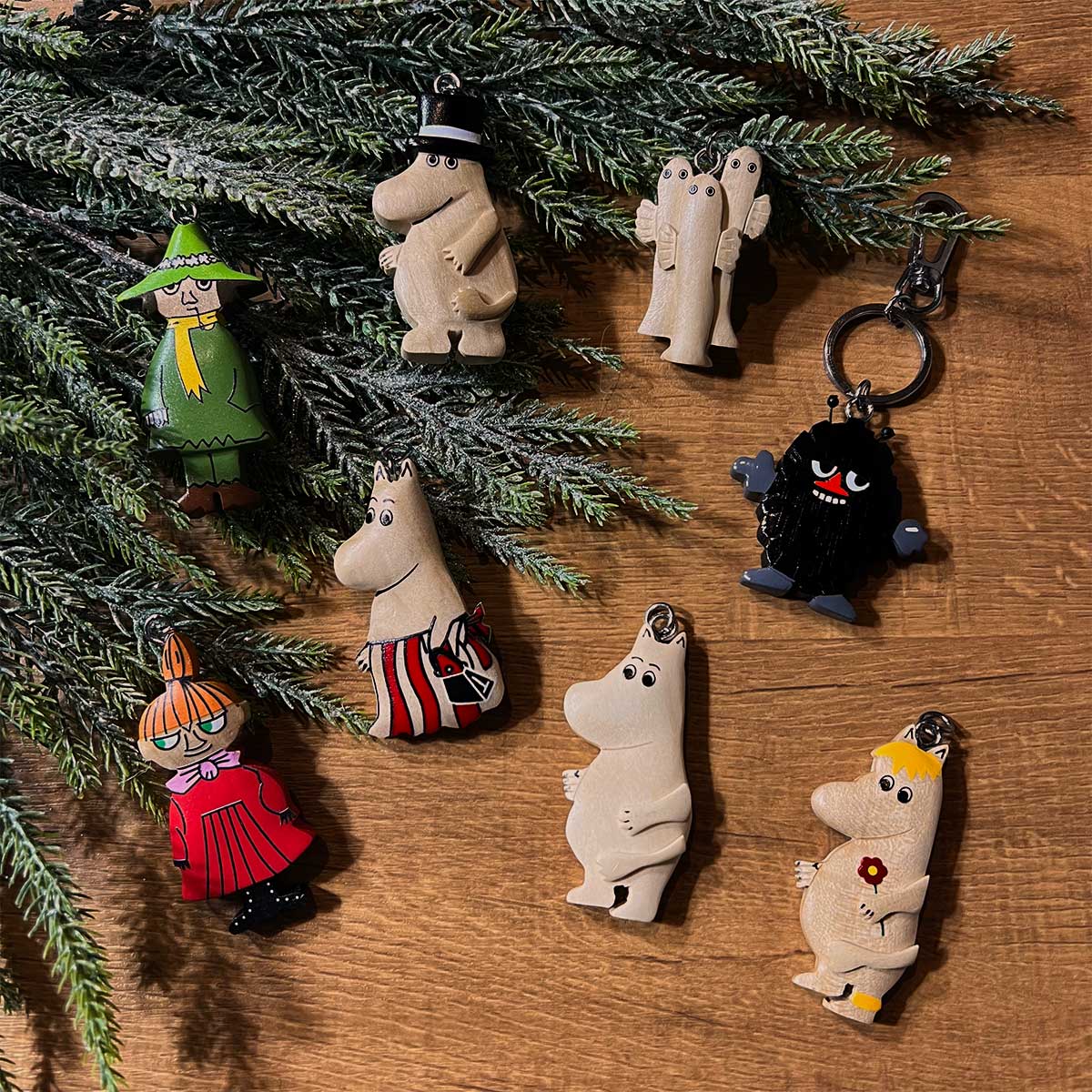 Moomin ムーミン MOLLI TOYS モリトイ ( キーホルダー / ニョロニョロ )