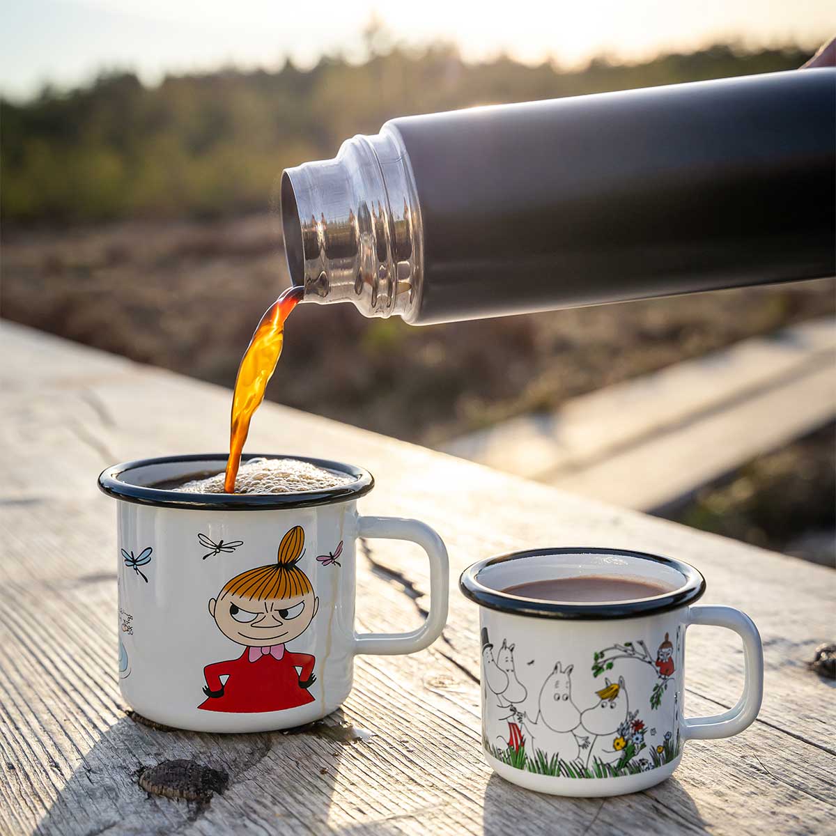 Moomin ムーミン Muurla ムールラ ホーローマグ(ハッピーファミリー / 150ml)