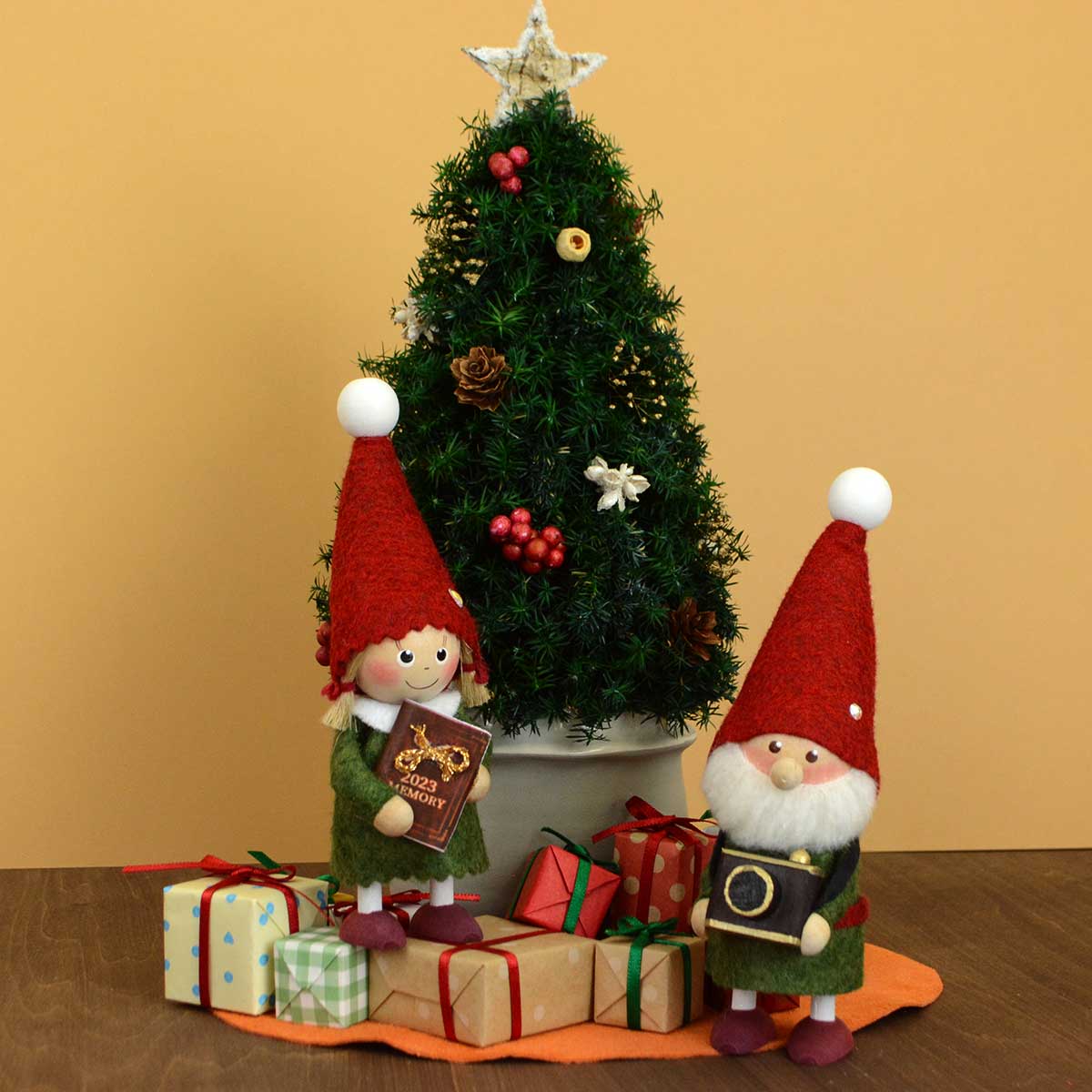 箱145×160×750mm新品　ノルディカ ニッセ クリスマス 木製人形 イヤーズノルディカ2023