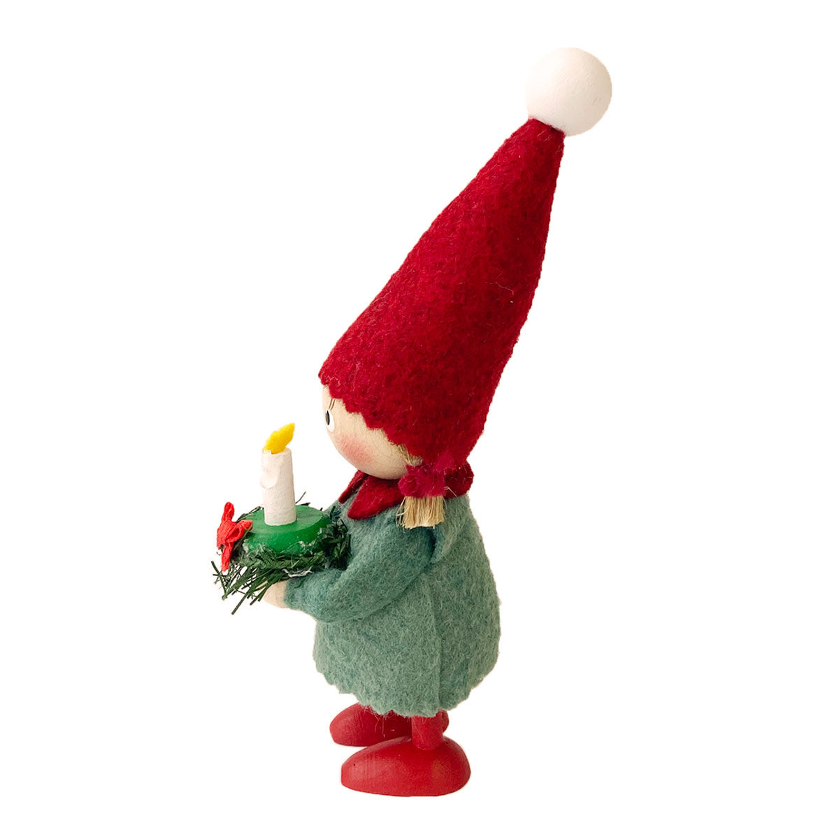 【予約】【2023新作】NORDIKA nisse ノルディカ ニッセ クリスマス 木製人形 ( キャンドルを持った女の子 / Joy to the world )