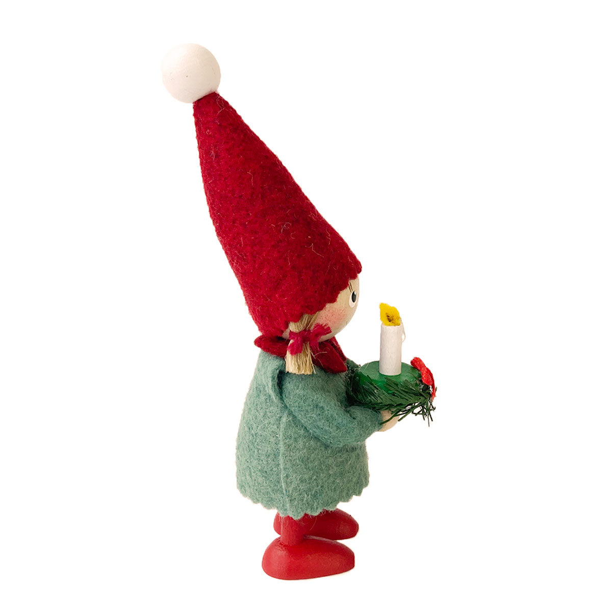 【予約】【2023新作】NORDIKA nisse ノルディカ ニッセ クリスマス 木製人形 ( キャンドルを持った女の子 / Joy to the world )