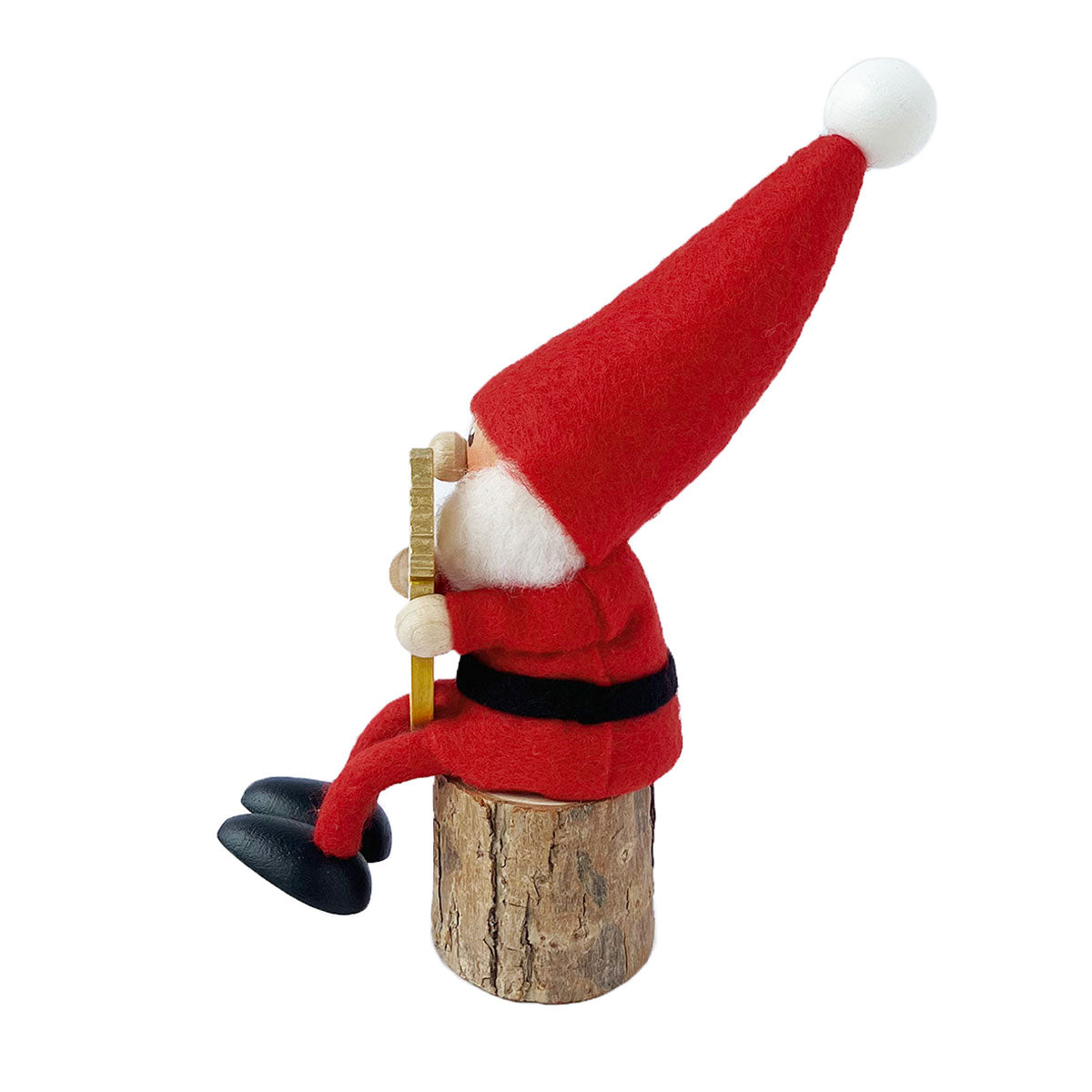 【予約】【2023新作】NORDIKA nisse ノルディカ ニッセ クリスマス 木製人形 ( タツノオトシゴを抱えたサンタ )｜北欧雑貨