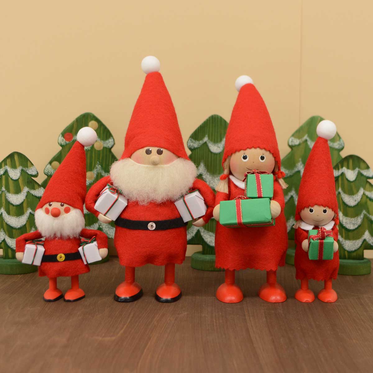 【新作】NORDIKA nisse ノルディカ ニッセ クリスマス 木製人形（よくばりサンタ / ビックノルディカ ）