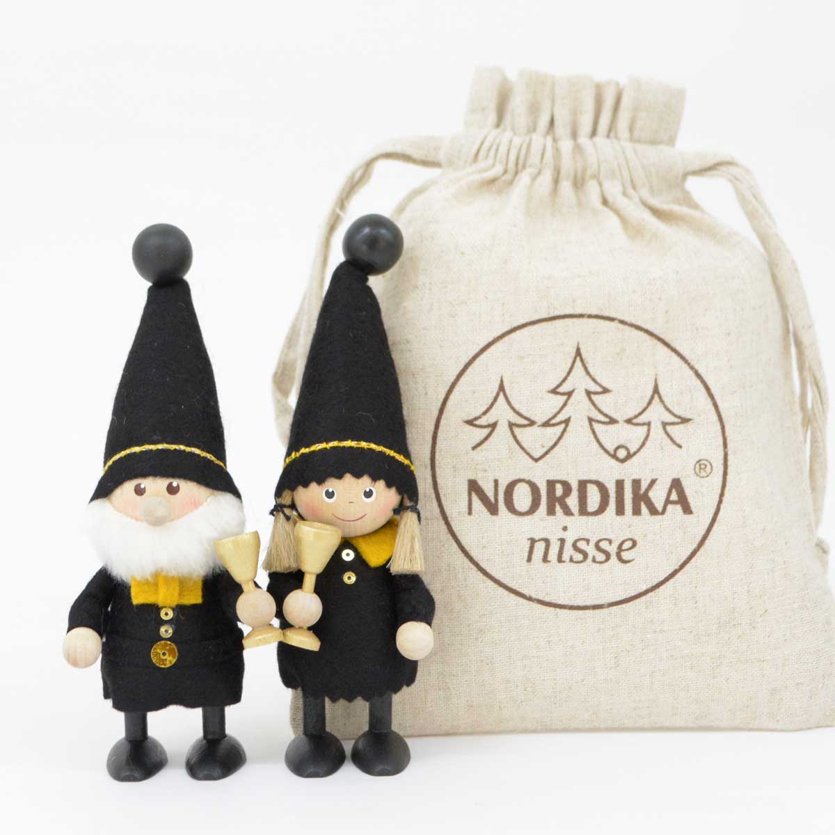 【数量限定】NORDIKA nisse ノルディカ ニッセ クリスマス 木製人形 ( Happy celebrate! 乾杯するニッセ )