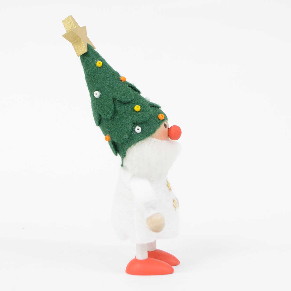 【ノルディカ公式ショップ限定】NORDIKA nisse ノルディカ ニッセ クリスマス 木製人形 ( ツリー帽子のサンタ )｜北欧雑貨