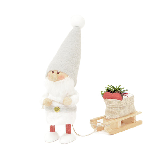 NORDIKA nisse ノルディカ ニッセ クリスマス 木製人形 ( ハートを届けるサンタ / サイレントナイト )