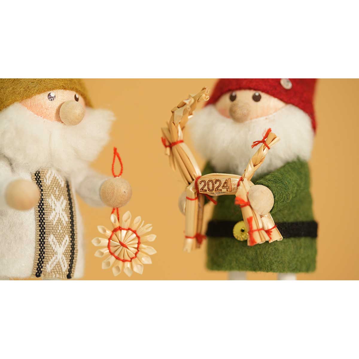 NORDIKA nisse ノルディカ ニッセ クリスマス 木製人形 ( ストロー