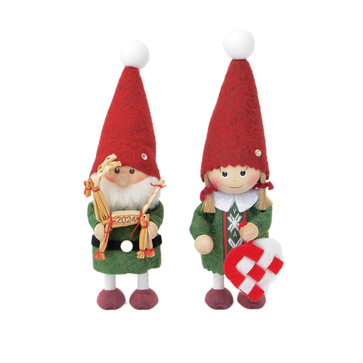 【予約】【新作】NORDIKA nisse ノルディカ ニッセ クリスマス 木製人形 ( 2024 イヤーズノルディカセット / Jule Hygge )