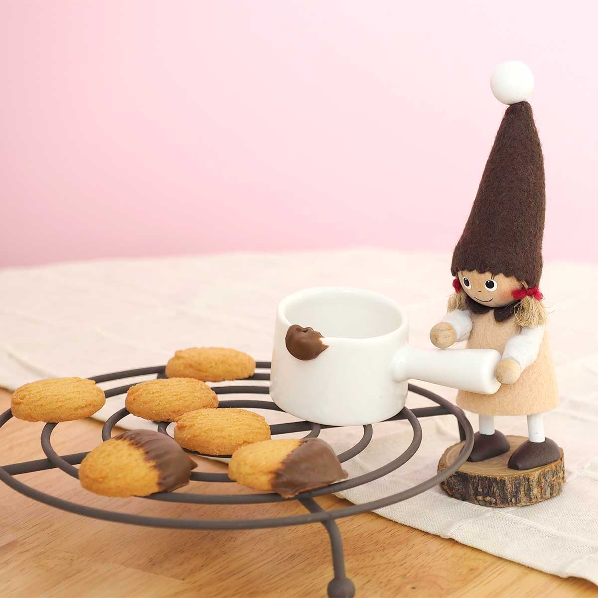 NORDIKA nisse ノルディカ ニッセ クリスマス 木製人形 ( 女の子