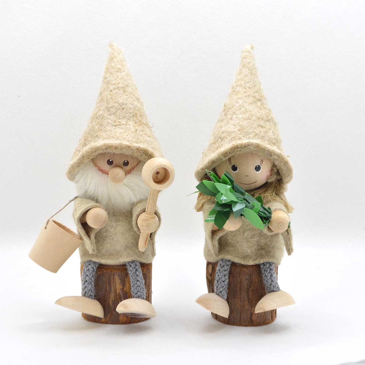 【予約販売】NORDIKA nisse ノルディカ ニッセ 木製人形 ( サウナ / サンタ )