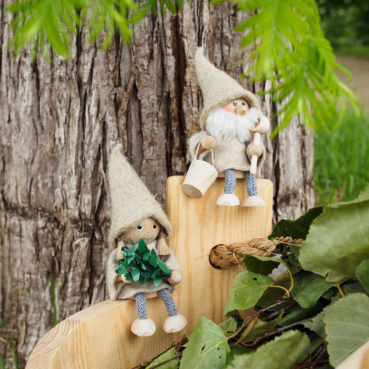 【予約販売】NORDIKA nisse ノルディカ ニッセ 木製人形 ( サウナ / サンタ )