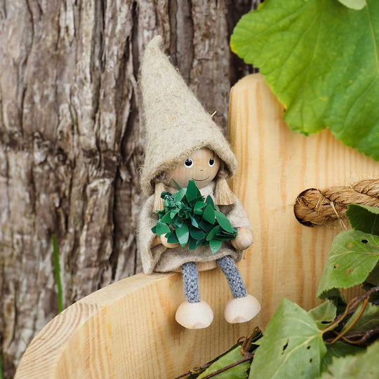 NORDIKA nisse ノルディカ ニッセ 木製人形 ( サウナニッセ / 女の子 )