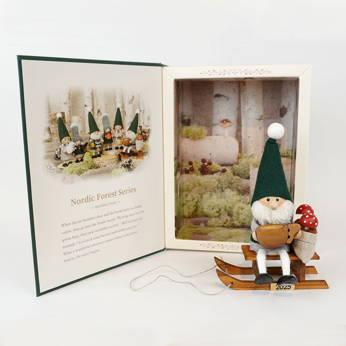 【予約】【2025新作】NORDIKA nisse ノルディカ ニッセ クリスマス 木製人形 ( 2025 イヤーズノルディカ / Nordic Forest )