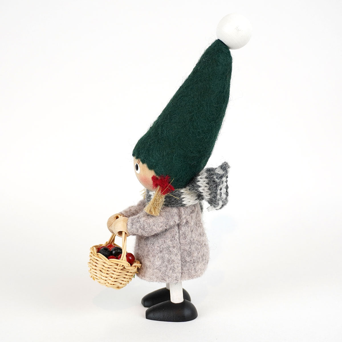 【予約】【2025新作】NORDIKA nisse ノルディカ ニッセ クリスマス 木製人形 ( ベリー摘みの女の子 / Nordic Forest )