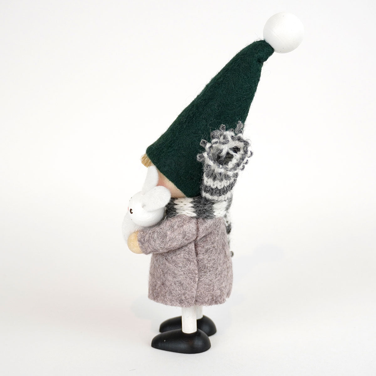 【予約】【2025新作】NORDIKA nisse ノルディカ ニッセ クリスマス 木製人形 ( ウサギを抱えた男の子 / Nordic Forest )
