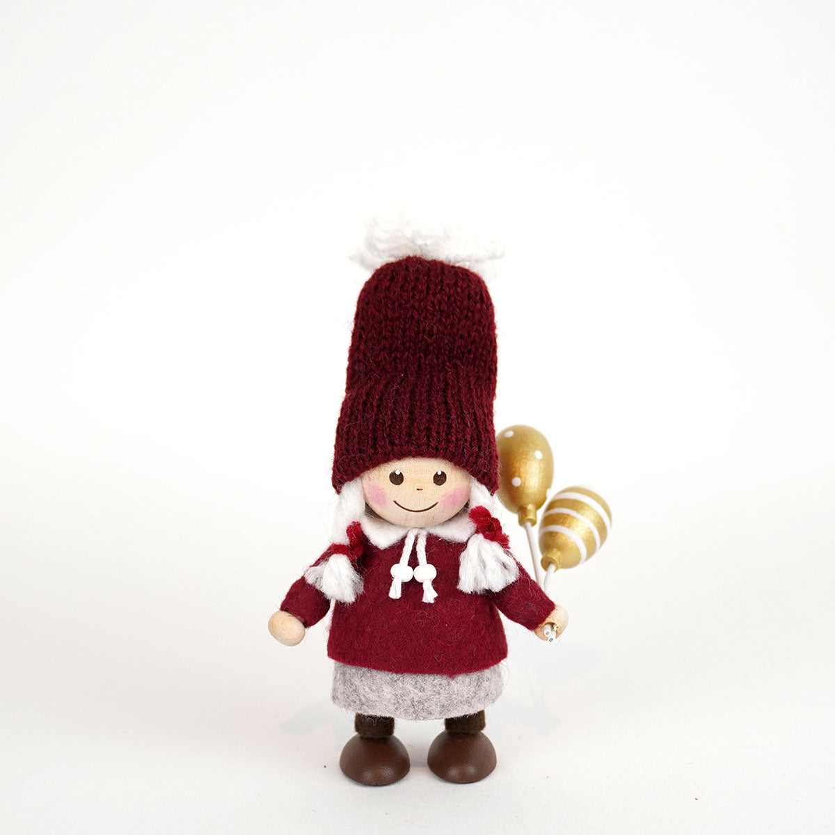 【予約】【2025新作】NORDIKA nisse ノルディカ ニッセ クリスマス 木製人形 ( 風船を持った女の子 / 20th Celebration )