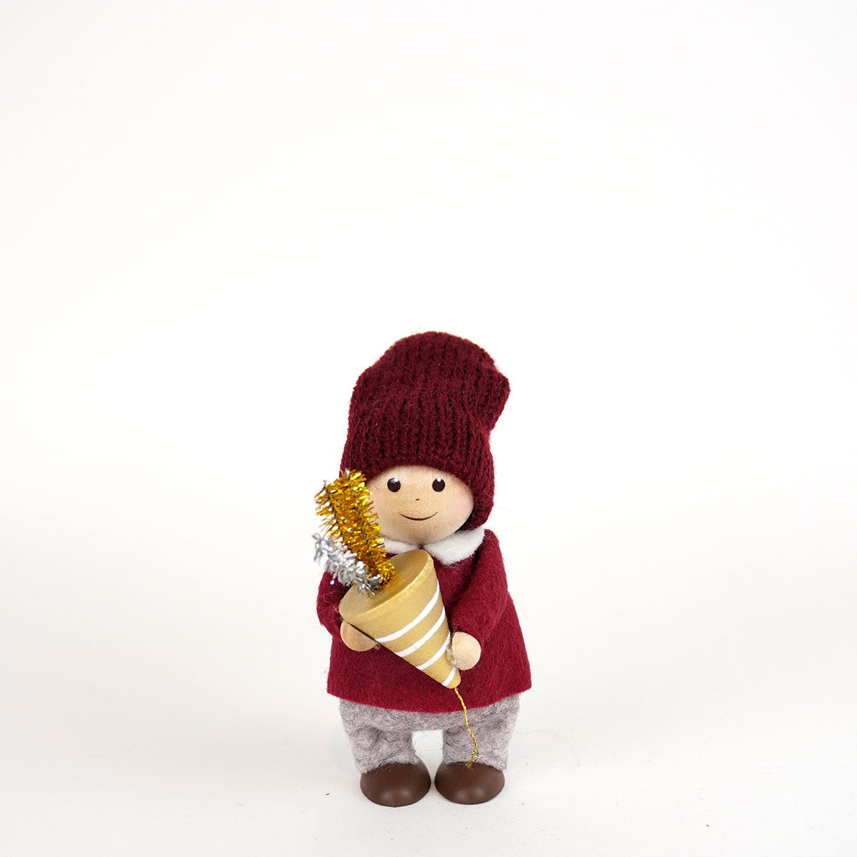 【予約】【2025新作】NORDIKA nisse ノルディカ ニッセ クリスマス 木製人形 ( クラッカーを持った男の子 / 20th Celebration )