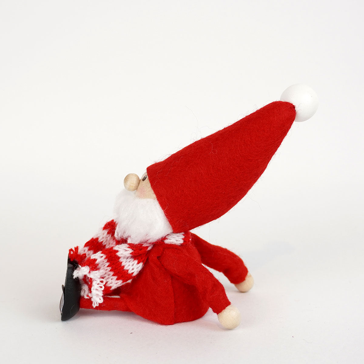 クリスマス　サンタの人形 NORDIKA nisse ノルディカ ニッセ クリスマス 木製人形 ( 星を見上げる