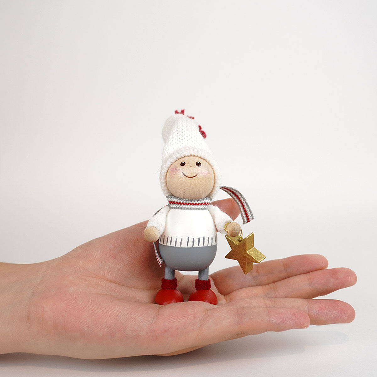 【予約】【2025新作】NORDIKA nisse ノルディカ ニッセ クリスマス 木製人形 ( 星を見上げる男の子 )