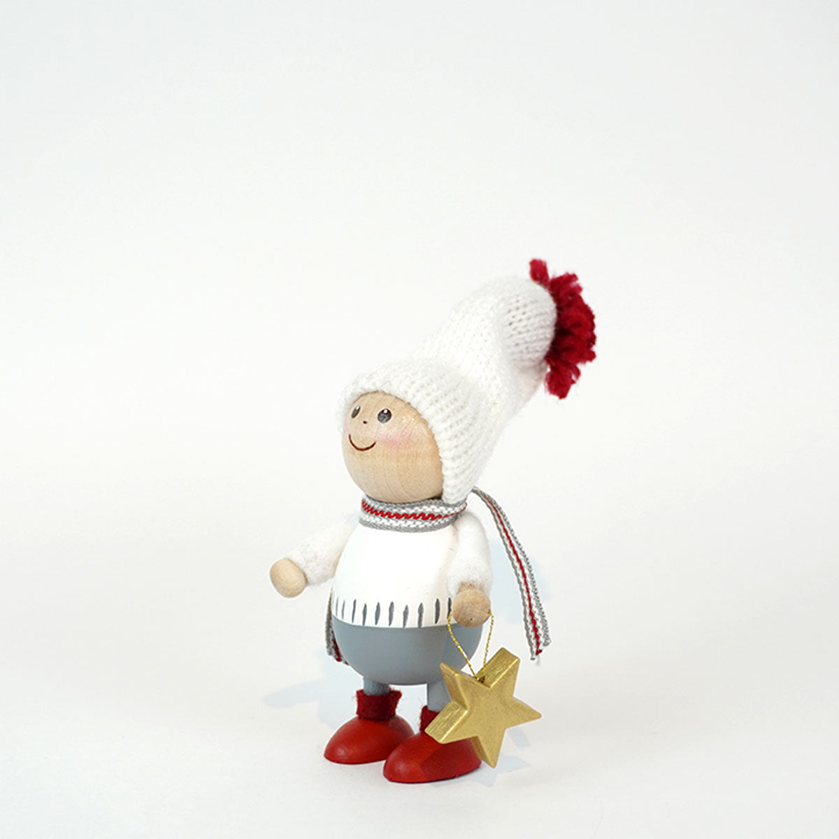 【予約】【2025新作】NORDIKA nisse ノルディカ ニッセ クリスマス 木製人形 ( 星を見上げる男の子 )
