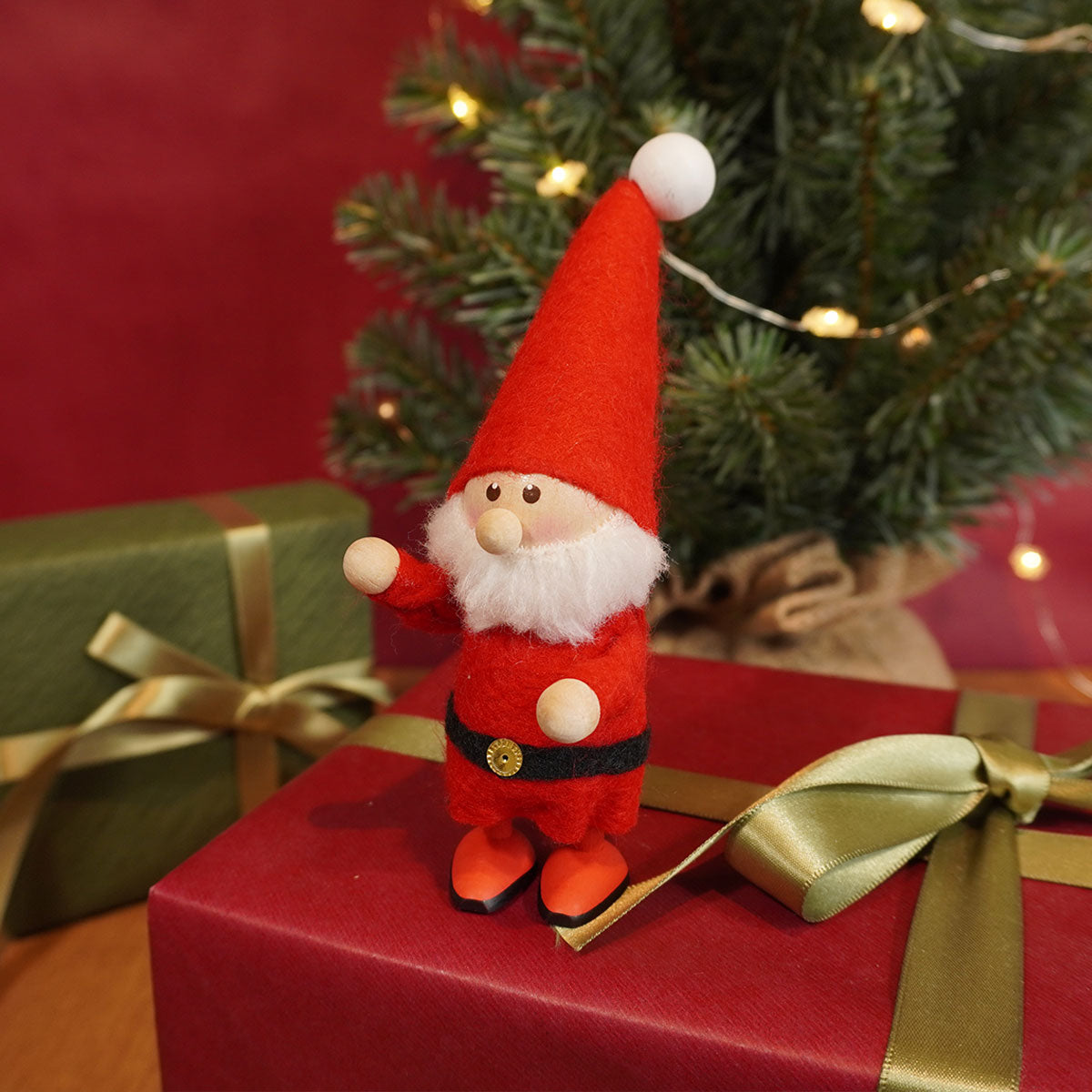 【予約】【2025新作】NORDIKA nisse ノルディカ ニッセ クリスマス 木製人形 ( サンタ / レッド )