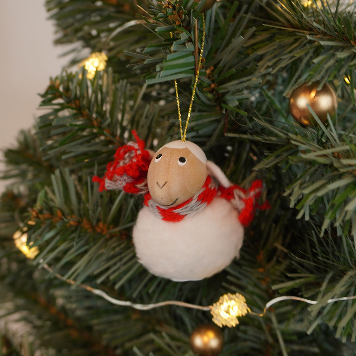【予約】【2025新作】NORDIKA nisse ノルディカ ニッセ クリスマスオーナメント ( 羊 / マフラー )