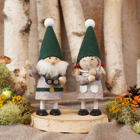 【2025新作】【北欧雑貨オリジナル】NORDIKA nisse ノルディカ ニッセ クリスマス 木製人形 ( 森を冒険するニッセ / Nordic Forest  )