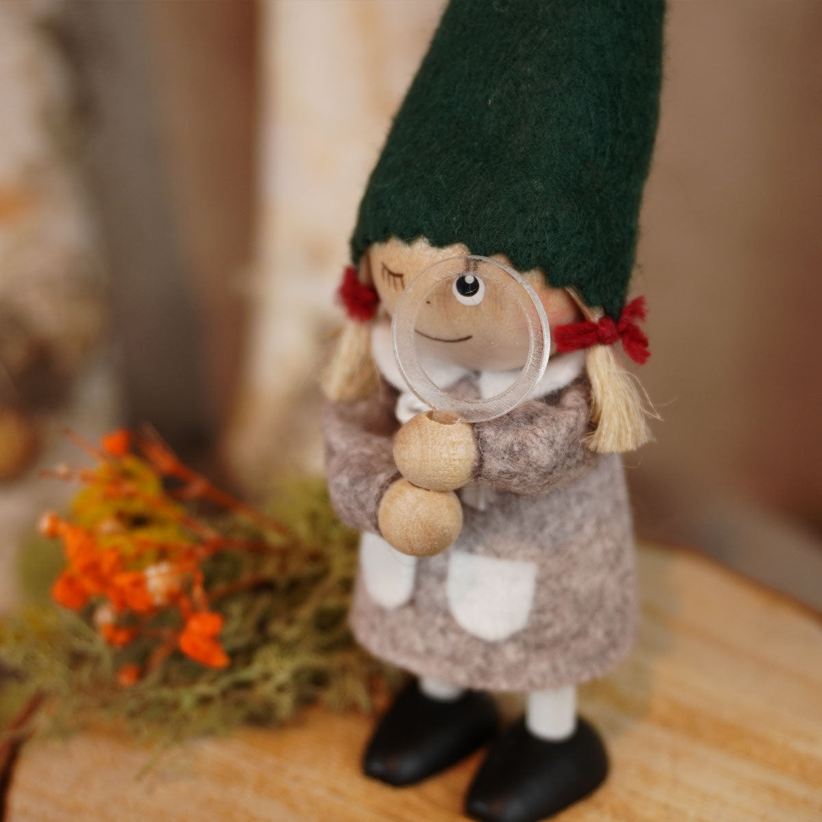 【2025新作】【北欧雑貨オリジナル】NORDIKA nisse ノルディカ ニッセ クリスマス 木製人形 ( 森を冒険するニッセ / Nordic Forest  )