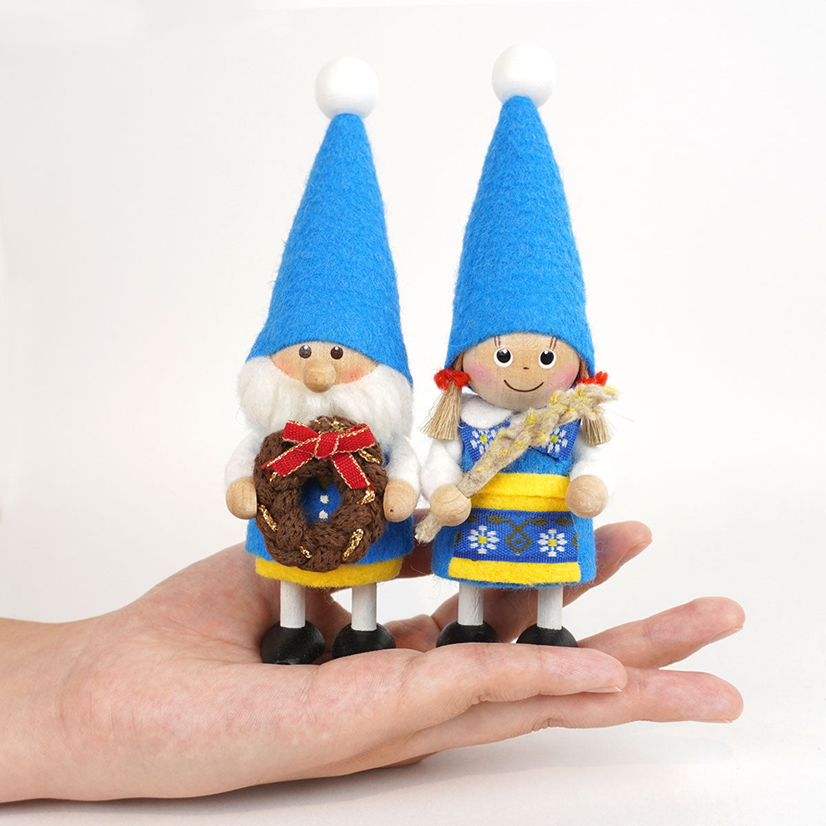 【2025新作】【北欧雑貨オリジナル】NORDIKA nisse ノルディカ ニッセ クリスマス 木製人形 ( 森の収穫を祝うニッセ )