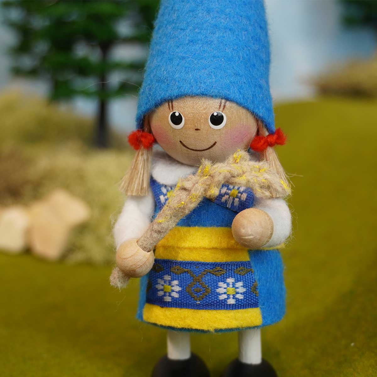 【2025新作】【北欧雑貨オリジナル】NORDIKA nisse ノルディカ ニッセ クリスマス 木製人形 ( 森の収穫を祝うニッセ )